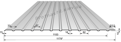 Профнастил ПС-10