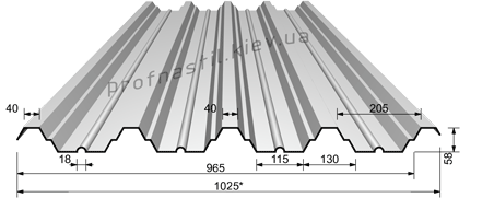 Профнастил Н-58